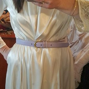 LAVENDER leather belt